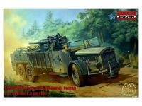 Rod727 Roden Немецкий бронеавтомобиль Vomag 7 or 660 mit 8,8 cm Flak (1:72)