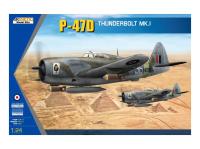 K3212 Kinetic Истребитель P-47D Thunderbolt Mk.1 (1:24)