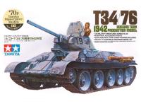 35049 Tamiya Советский танк Т-34/76 обр.1942 года. с фигурой танкиста (1:35)