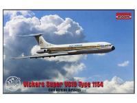 Rod329 Roden Британский реактивный авиалайнер Vickers Super VC10 Type 1154 (1:144)