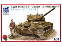 CB35068 Bronco Британский легкий танк M-24 "Chaffee" с одной фигурой экипажа (1:35)