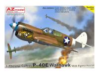 AZ7695 AZ Model Истребитель P-40E Warhawk "49.th FG" (1:72)