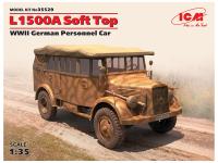 35529 ICM Германский армейский автомобиль L1500A с поднятым тентом (1:35)