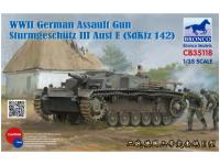 CB35118 Bronco Немецкая САУ Sturmgeschütz III Ausf E (SdKfz 142) (1:35)