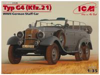 35538 ICM Typ G4 (Kfz.21), Германский штабной автомобиль ІІ МВ (1:35)