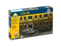 7515 Italeri Советский Танк T-34/85 (2 быстросборные модели) (1:72)