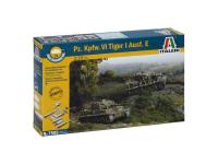 7505 Italeri Немецкий Танк Pz.Kpfw.VI Tiger I (2 быстросборные модели) (1:72)