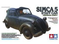 35321 Tamiya Немецкий штабной автомобиль Simca 5 с фигурой водителя (1:35)