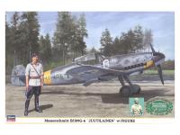 08242 Hasegawa Истребитель финских ВВС Messerschmitt Bf109G-6 с миниатюрой Юутилайнена (1:32)