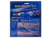 64014 Revell Подарочный набор. Лёгкий реактивный штурмовик Alpha Jet Patrouille de France(1:144) 64014 Revell Подарочный набор. Лёгкий реактивный штурмовик Alpha Jet Patrouille de France(1:144)