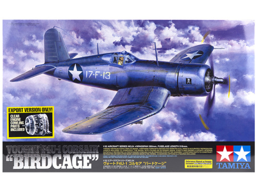 60324 Tamiya Американский палубный истребитель Vought  F4U-1 Corsair "Birdcage" (1:32)