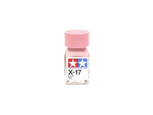 X-17 Pink gloss, enamel paint 10 ml. (Розовый глянцевый) Tamiya 80017