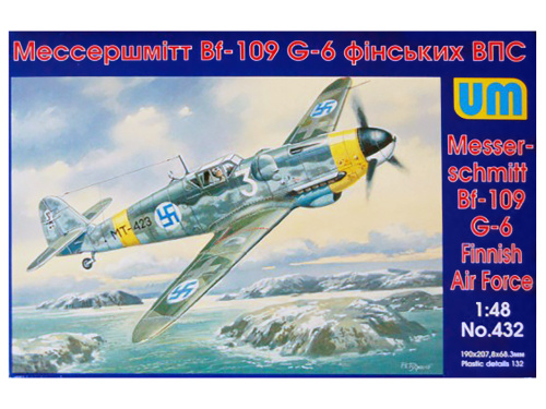 UM1-432 UM Мессершмитт Bf 109 G-6 Финских ВВС (1:48)