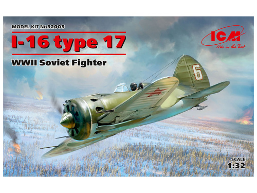 32005 ICM Советский истребитель И-16 тип 17 (1:32)