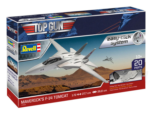 04966 Revell Американский палубный истребитель Maverick F-14 Tomcat "Top Gun" (1:72)