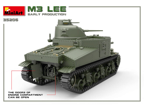 35206 MiniArt Танк M3 Lee раннего выпуска с интерьером (1:35)