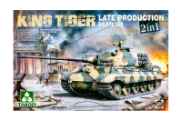 2130 Takom Немецкий тяжёлый танк Sd.Kfz.182 King Tiger поздних выпусков 2 в 1 (1:35)