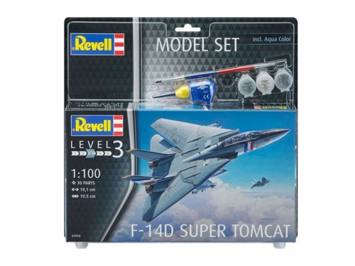 63950 Revell Подарочный набор. Американский самолёт F-14D Super Tomcat (1:100)