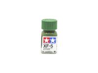 XF-5 Flat Green, enamel paint 10 ml. (Зелёный Матовый, краска эмалевая 10 мл.) Tamiya 80305