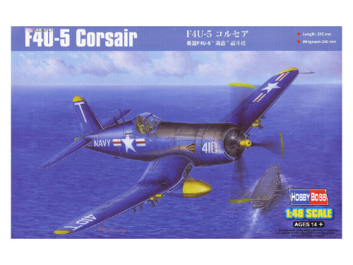 80389 Hobby Boss Американский палубный истребитель F4U-5 Corsair (1:48)