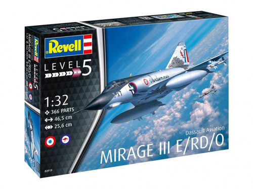 03919 Revell Французский многоцелевой истребитель Дассо Мираж III (1:32)