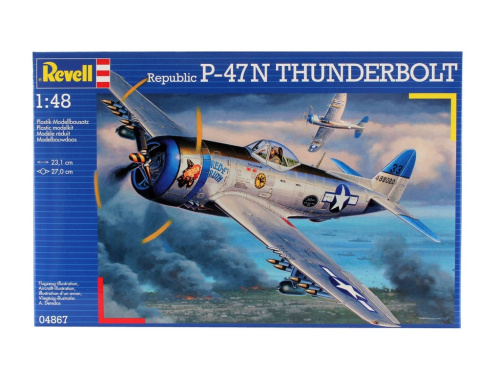 04867 Revell Американского истребитель-бомбардировщик Republic P-47N Thunderbolt (1:48)