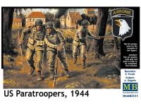 3511 Master Box Американские парашютисты 1944 г. (1:35)