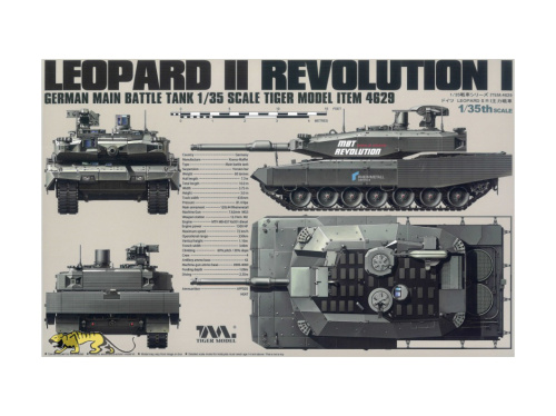 TM-4629 Tiger Model Немецкий ОБТ Leopard II мод.Revolution I (1:35)