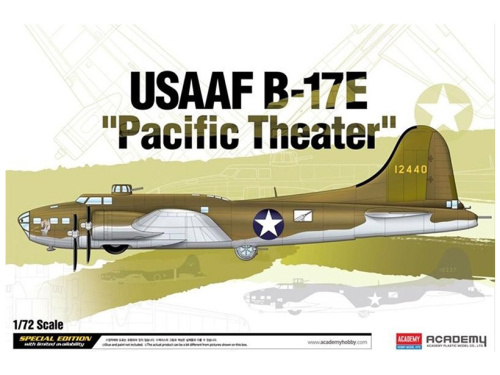 12533 Academy Самолет USAAF B-17E Pacific Theater (1:72)