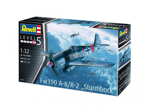 03874 Revell Немецкий истребитель Focke Wulf 190 Fw190 A-8/R-2 "Sturmbock" (1:32)