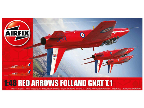 A05124 Airfix Самолет Folland Gnat T.1 Red Arrows 1:48