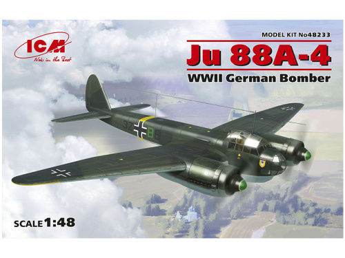 48233 ICM Ju 88A-4, Германский бомбардировщик ІІ МВ (1:48)