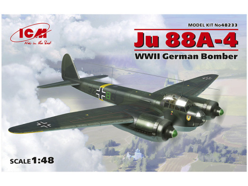 48233 ICM Ju 88A-4, Германский бомбардировщик ІІ МВ (1:48)