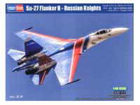 81776 Hobby Boss Российский истребитель СУ-27 Flanker B "Русские витязи" (1:48)