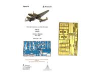 048238 Фототравление Микродизайн Пе-2 ниши и бомбоотсек (Звезда) (1:48)
