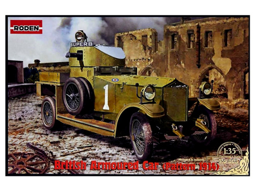 Rod803 Roden Британский бронеавтомобиль Pattern 1914 (1:35)