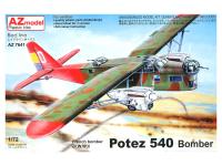 AZ7641 AZ Model Бомбардировщик Potez 540 Bomber (1:72)