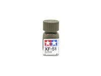 XF-51 Khaki Drab flat, enamel paint 10 ml. (Хаки Коричневый матовый) Tamiya 80351