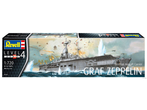 05164 Revell Немецкий авианосец Graf Zeppelin (1:720)
