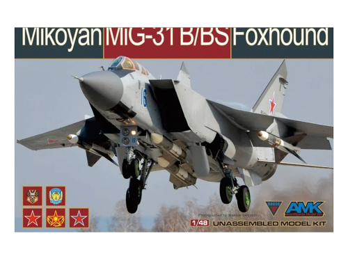88008 AMK Высотный истребитель-перехватчик Миг-31 Б/БС Foxhound (1:48)