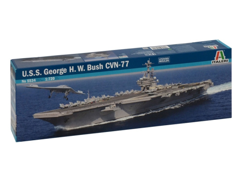 5534 Italeri Американский авианосец George H.W. Bush CVN-77 (1:720)