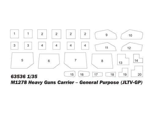 63536 I Love Kit Бронемашина M1278 Heavy Guns Carrier (1:35)