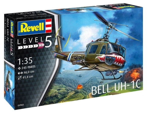 04960 Revell Вертолет Bell UH-1C (1:35)