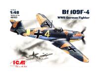 48103 ICM Bf 109F-4, германский истрибитель ІІ Мировой войны (1:48)