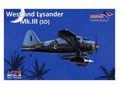 DW72023 Dora Wings Многоцелевой вспомогательный самолет Lysander Mk.III (SD) (1:72)