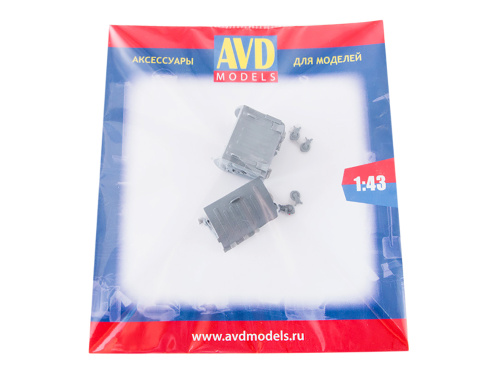 10017AVD AVD Models Мусорный бак со сдвижной крышкой (1:43)