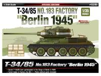 13295 Academy T-34/85 завод №183, Берлин 1945 (1:35)