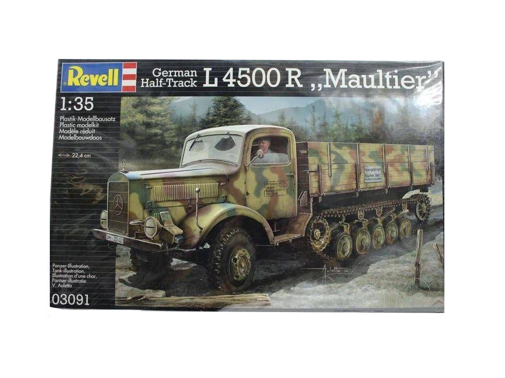 03091 Revell Немецкий полугусеничный грузовик L 4500 R 