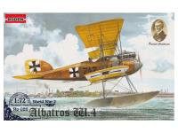 Rod028 Roden Немецкий истребитель-биплан Albatros W.4 Early (1:72)