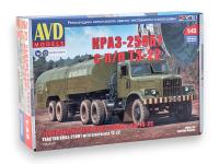 7084 AVD Models Седельный тягач КРАЗ-258Б1 с полуприцепом ТЗ-22 (1:43)